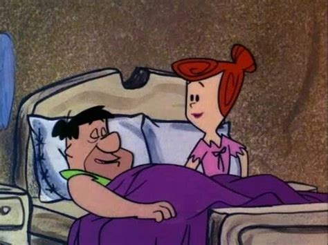 The First Couple To Be Shown In Bed Together On Prime Time Tv Were Fred And Wilma Flintstone