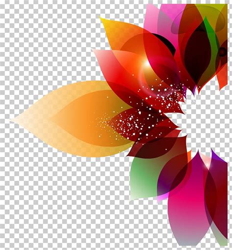Color Flower Abstract Art Floral Design Png Clipart Art Background