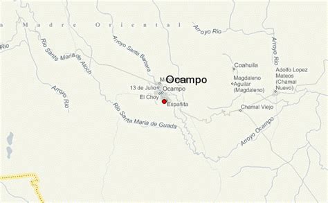 Ocampo Mexico Location Guide