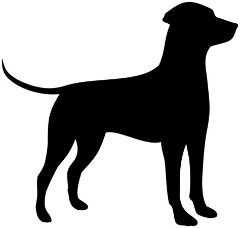 Dog Clipart Silhouette