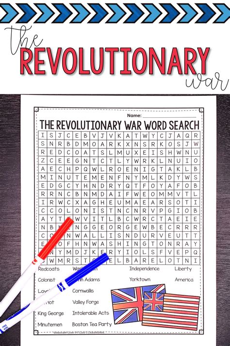 Free American Revolution Worksheets