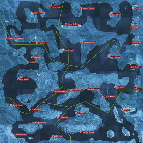 Dolina Rzeki Mapy świata Assassins Creed Rogue Assassins Creed Rogue Poradnik Do Gry