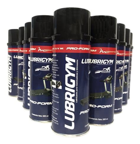 Lubricante Caminadora 12 Pack En Aerosol Lubrygym 385ml C U Meses Sin