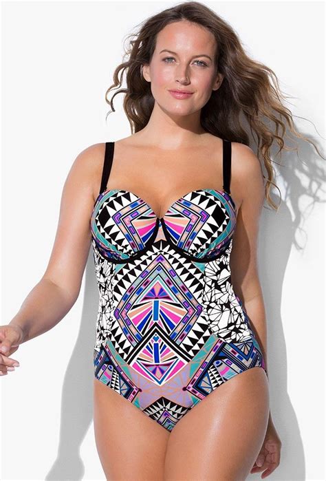 Plus Size Swimwear Swimsuits For All Plus Size Swimsuit Ideas One