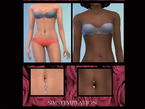 Sims 4 Belly Ring Sims 4 Piercings Bellybutton Piercings Navel Piercing