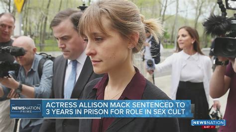 Nxivm Sex Slave Case ‘smallville Actor Allison Mack Sentenced To 3