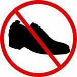 Shoes Allowed Sign Clipart Take Shoe Symbol