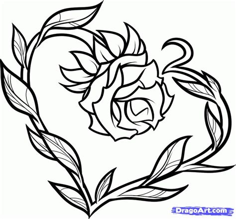 All heart drawing clip art are png format and transparent background. Roses And Hearts Drawing at GetDrawings | Free download