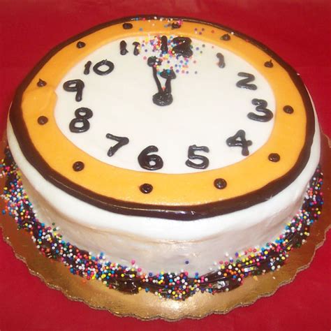 New Years Clock Cake Ashleys Pastry Shop In Dayton Oh