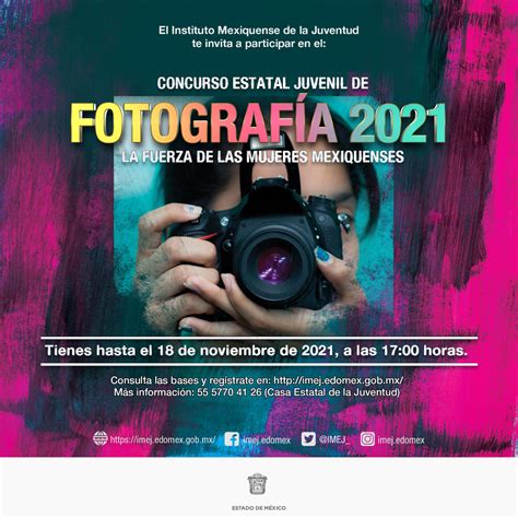 Invita Imej A Concurso Estatal Juvenil De Fotografía 2021 Primero