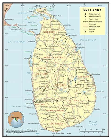 Map Of Asia Sri Lanka 88 World Maps