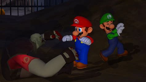 Zombie Heavy Finds Mario And Luigi By Kongzillarex619 On Deviantart