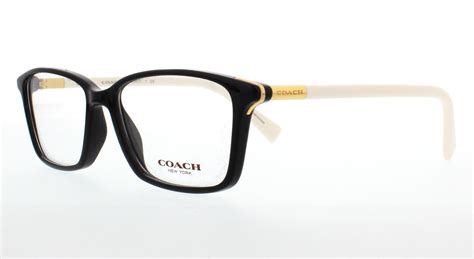 Coach Eyeglasses Hc6077 5340 Black Ivory 53mm