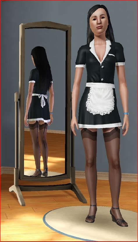 Mod The Sims French Maid Cas Default Replacement