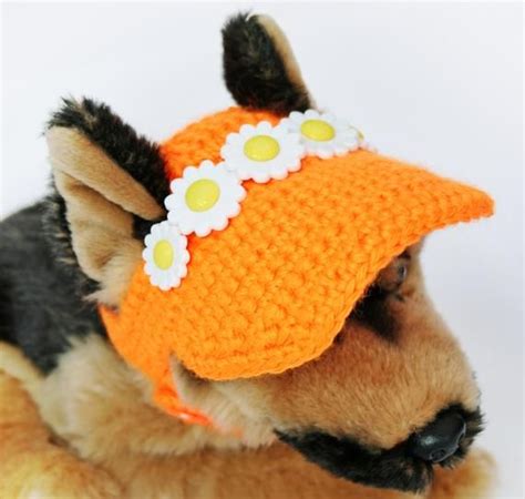 Pattern For A Crocheted X Small Dogs Visorhat Pdf File Etsy Crochet