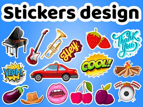 Design Cute Stickers For You Upwork