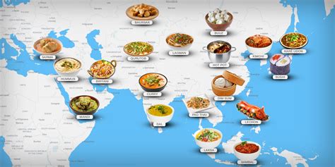 Asia Food Map Tasteatlas