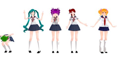 Pack Poses Yansim Mmd Or Miku Miku Dance By Fluttershyskyshy On