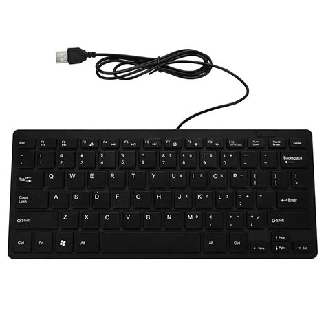 Wired Mini Usb Keyboard 78 Key Mini Mute Keyboard Multimedia Usb