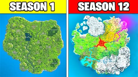One of the first challenges for season 3 is to acquire several different. FORTNITE SEASON 12 MAP! (Evolution From Season 1 to ...