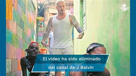 J Balvin Se Disculpa Por El Video Perra Youtube