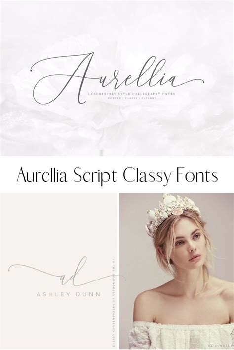 Aurellia Script Classy Fonts Classy Fonts Classy Brush Font