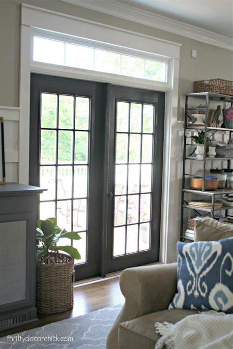 The most common doors are primarily glass, with a narrow metal frame, and some sliders. The Curse of the Back Door | Black french doors, French ...