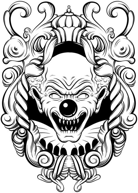 Evil Adult Coloring Pages Coloring Pages