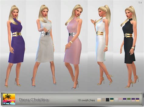 Christine Dress At Elfdor Sims Sims 4 Updates