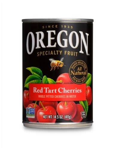 Oregon Fruit Products Pitted Red Tart Cherries 145 Oz Kroger