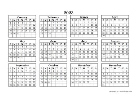 Calendar Labs 2023 2023