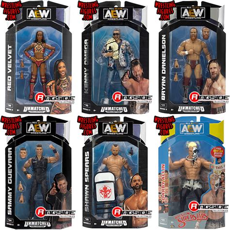 AEW Unmatched Series 5 Toy Wrestling Action Figures By Jazwares This