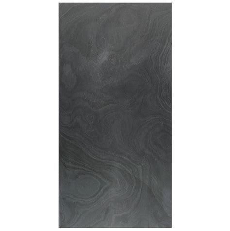 This fine honed harkaway bluestone tile is for internal use only. Honed Black Slate Tiles | Slate tile, Black slate tiles, Natural stone wall