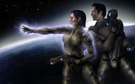 Shepard And Kaidan By Sin Vraal On Deviantart