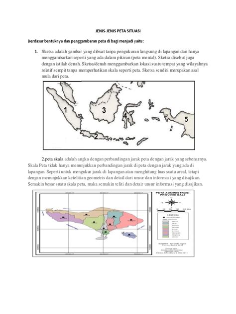 Ia merupakan seorang ahli pengembangan potensi manusia dari itu lah perbedaan dari fungsi otak kiri dan otak kanan. 138909_jenis-Jenis Peta Situasi