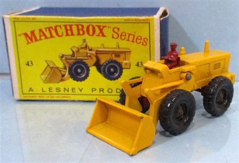 Lesney Match Box Series Made In England Aveling Barford Tractor Shovel