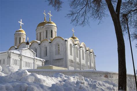 Assumption Cathedral In Vladimir Russia Stock Image Image Of