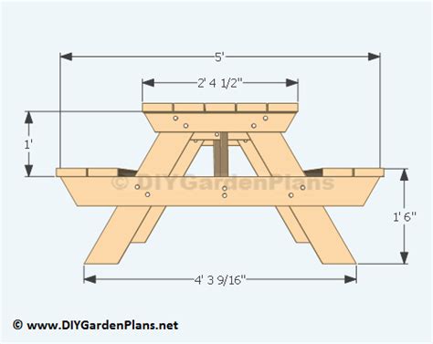 A while ago i was asked to build a couple large picnic tables. Picnic table and bench plans free plus picnic table ...