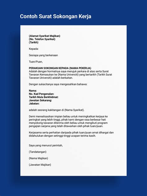 Surat Permohonan Kenaikan Gaji Malaysia Contoh Surat Pengesahan Majikan Sexiz Pix