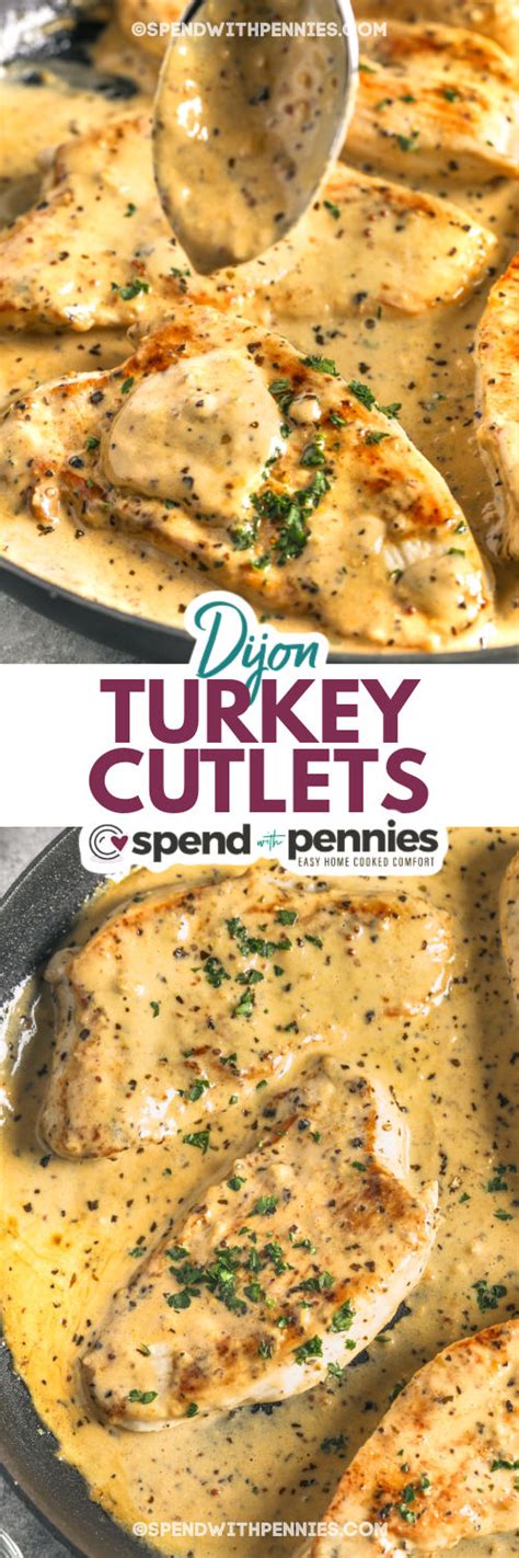 Turkey Cutlets With Dijon Sauce Honey And Bumble Boutique