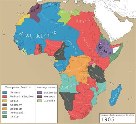 European Colonization Of Africa Map Credits Brotherjudas Reddit Map