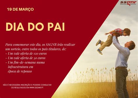 Mais um dia dos pais está chegando! Sorteio Comemorativo do Dia do Pai | SSGNR - Serviços Sociais