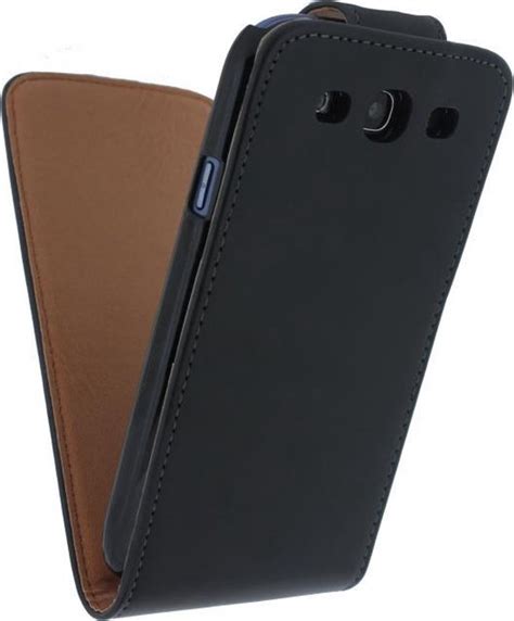 Xccess Leather Flip Case Samsung I9300 Galaxy Siii Black Bol