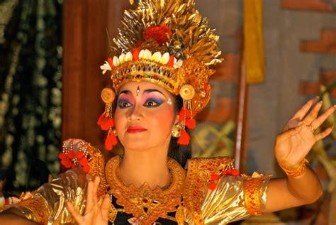 Balinese Dancer During Performance Short Moments Captured In A Glimpse