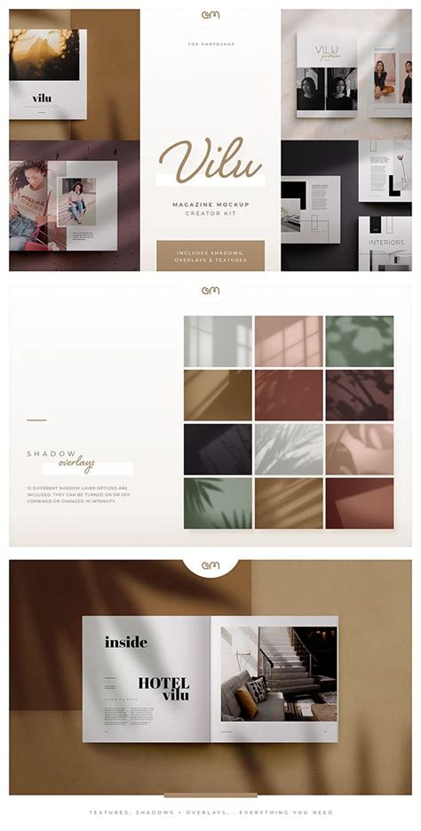 Vilu - Magazine Mockup Creator Kit | Mockup creator, Magazine mockup, Template design
