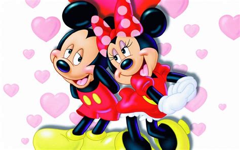 Mickey And Minnie Mouse Love Widescreen Wallpapers 08000 Baltana