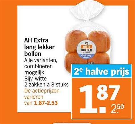 AH Extra Lang Lekker Bollen Aanbieding Bij Albert Heijn 1Folders Nl