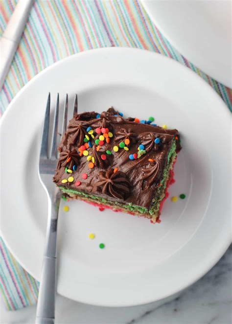 Rainbow Cookie Cake