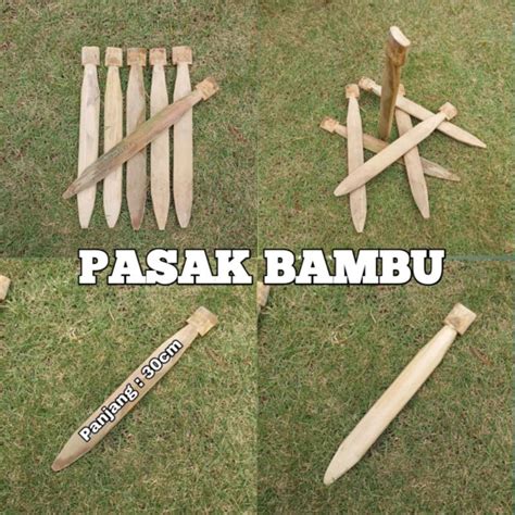 Jual Pasak Bambu Tenda Pramukapasak Tenda Pramukapatok Bahan Bambu