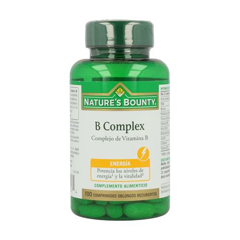 B Complex Complejo De Vitamina B 100 Comprimidos De Natures Bounty